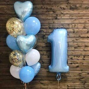 Композиция из шаров  " Годик"