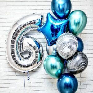 Композиция из шаров "Звездная колыбель"