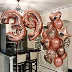 Композиция из шаров "Нежный Флёр"