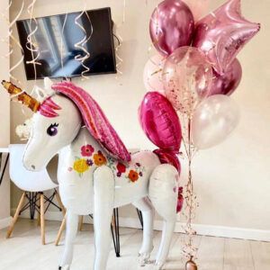 Композиция из шаров "Единорожка для тебя"