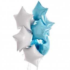 Композиция из шаров "Звездный иней"