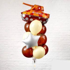 Композиция из шаров "Танк - сила"