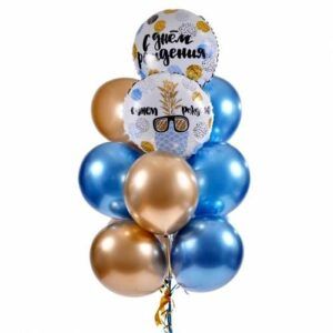 Композиция из шаров "Ананас"