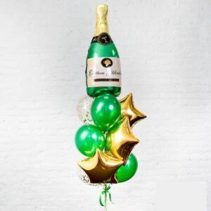 Композиция из шаров "Брызги шампанского"