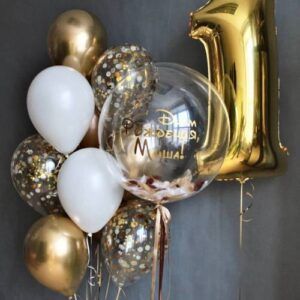 Композиция из шаров Мне годик