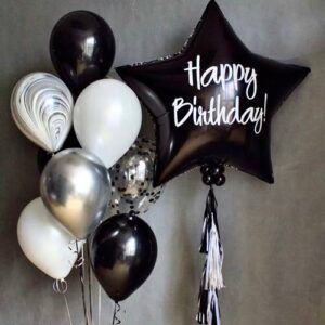 Композиция из шаров С днём рождения