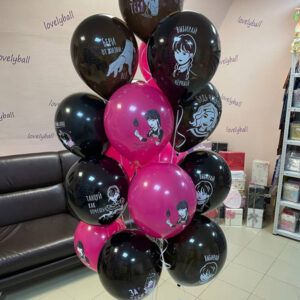 Фонтан из шаров "Уэнздей" № 9